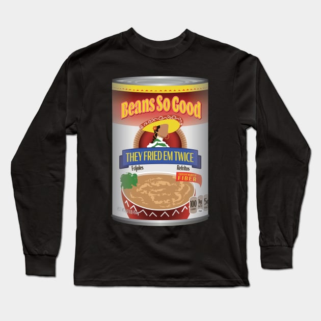 refried beans Long Sleeve T-Shirt by bug bones